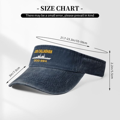 Veterans USS CALLAGHAN DDG-994 Empty Top Baseball Sun Cap Veterans Gift