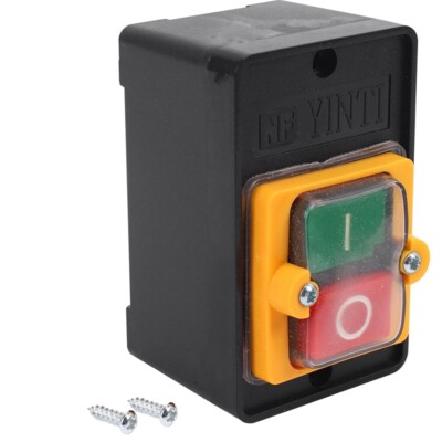 AC 220/380V On/Off Water Proof Push Button Switch -5 for Drill Motor7274