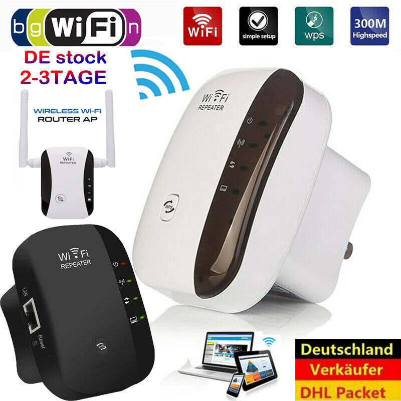 WLAN Repeater-EU 300/1200Mbps WLAN Signal Verstärker Access Point Wifi Booster