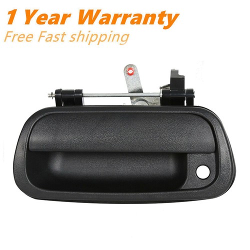 For Toyota Tundra Pickup 2000-2006 Tailgate Handle Black Liftgate Latch Keyhole