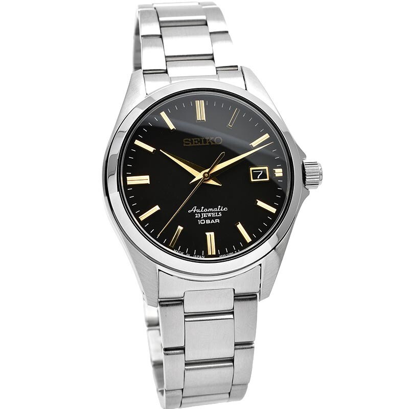 Pre-owned Seiko Szsb014 Mechanical Classic Line Automatic Men's Watch Black Gold Japan