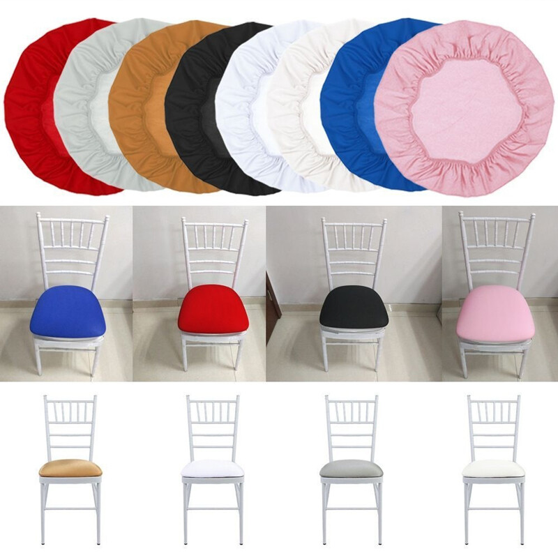 1PC Fashion Chair Slipcover Stretch Spandex Seat Cover Kitchen Removable Home
