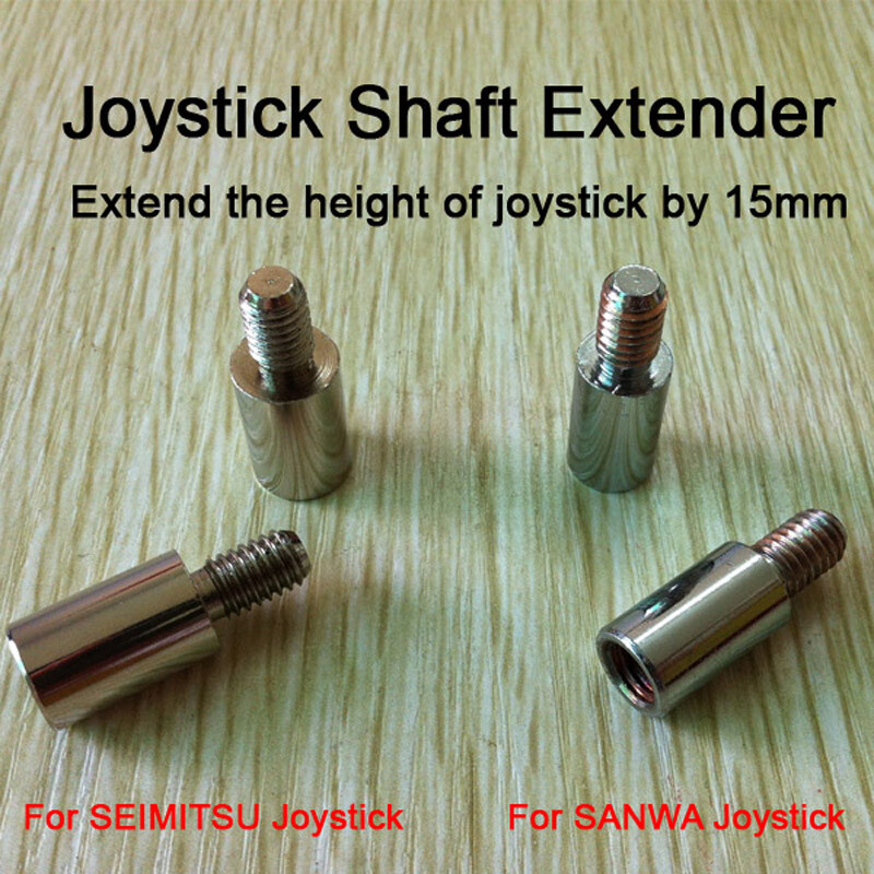 2pcs of Joystick Replacement Shaft Rod Extender For SANWA And SEIMITSU Joysticks