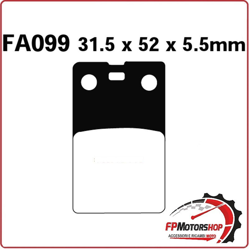 PASTIGLIE PASTICCHE FRENI PER MOTO BETA FANTIC MALAGUTI EBC FA099 ORGANICA