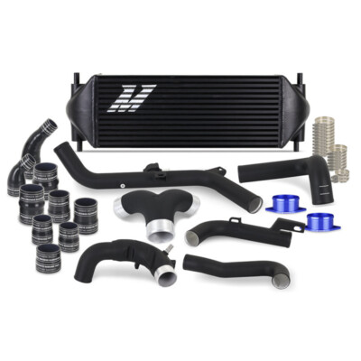 Mishimoto Stock Location Intercooler Kit Pipes BK Cooler for 2021+ Bronco 2.7