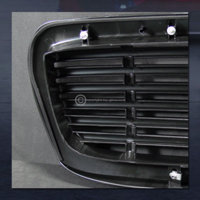 For 1997-2004 Dakota/Durango Gloss Black Horizontal Billet Front Bumper Grille