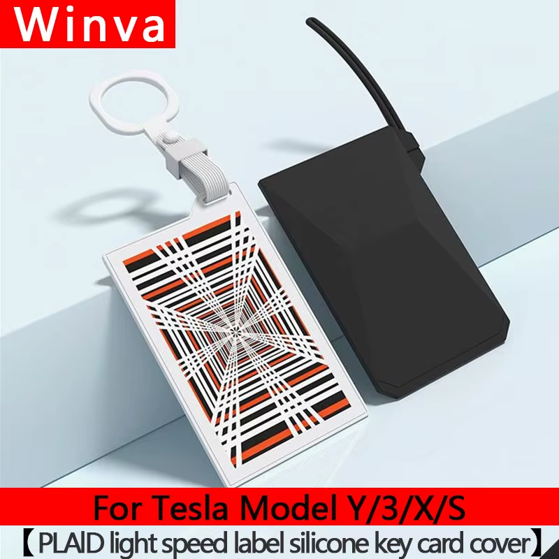 Key Card Holder For Tesla Model 3 Y X S Car Key Card Protector Cover Auto Access