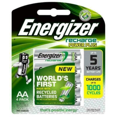 4-x-energizer-aa-2000-mah-rechargeable-power-plus-batteries-nimh-hr6-mn1500-rtu