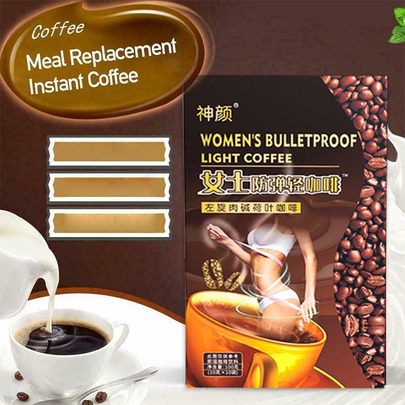 l carnitine abnehmen 10 Pcs L-Carnitine Instant Coffee For Weight Loss Slimming Coffee (1 Box)