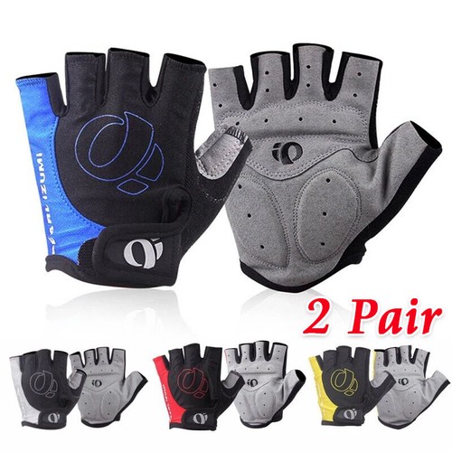 2Pair Cycling Bike Gloves Half Finger MTB Mountain Bicycle S
