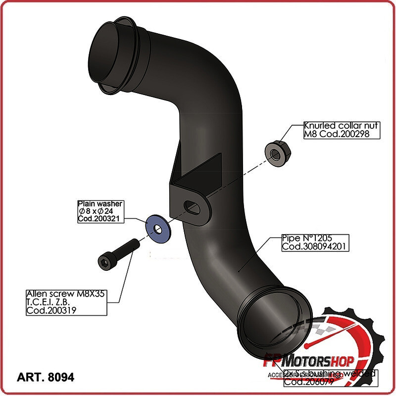 RACCORDO ELIMINA CATALIZZATORE PER KTM DUKE 790 18-20 890 20-23 LEOVINCE 8094
