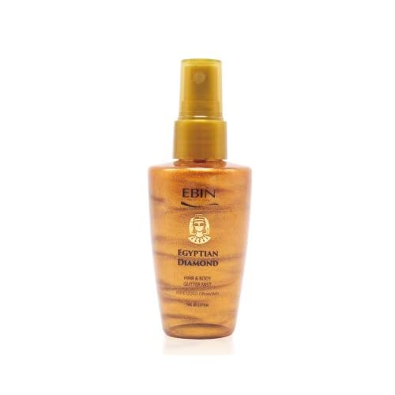 Secret of Pharaoh Hair & Body Glitter Mist Spray, Easy to Apply, Hydrating