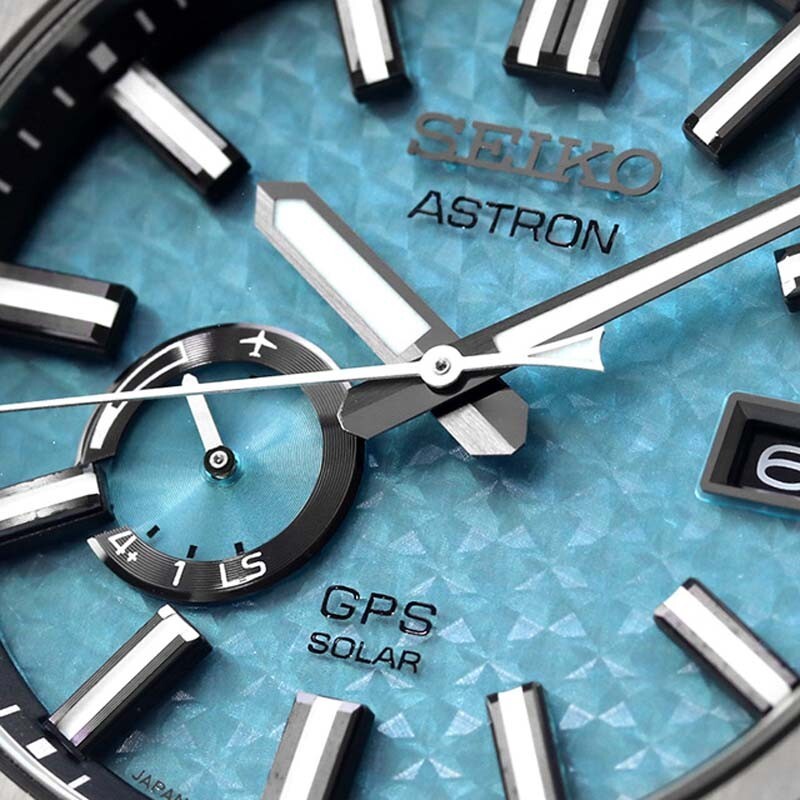 Pre-owned Seiko Astron Sbxd027 Starry Sky Limited Titanium Gps Solar Men Watch Japan