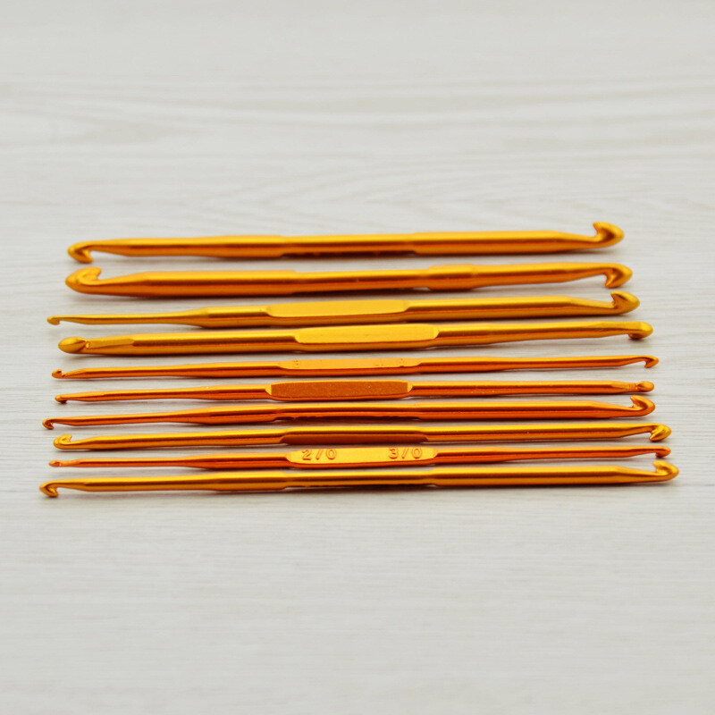 10pc Alumina Crochet Hook Set DIY Knitting Needles Home Knitting Sewing ToY^y^