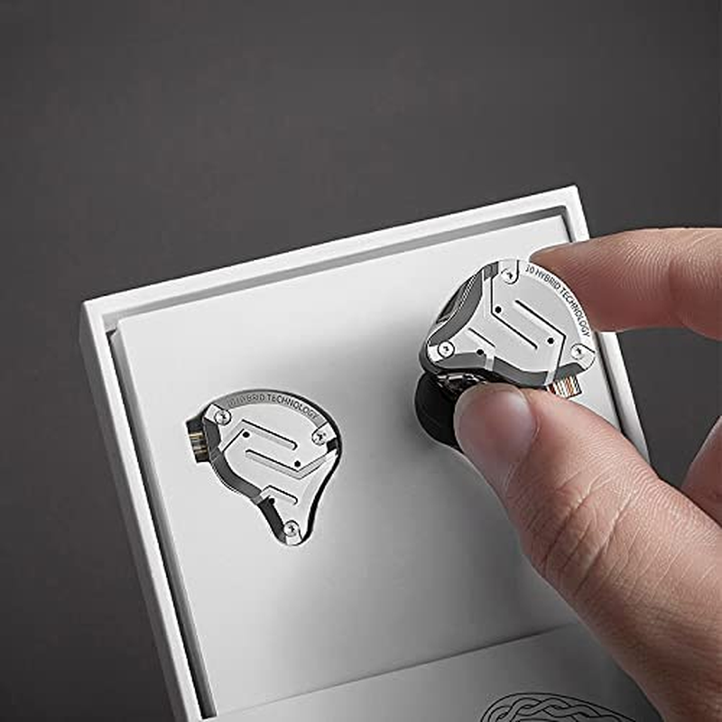 KZ ZS10 Pro, Linsoul 4BA+1DD 5 Driver in-Ear HiFi Metal Earphones with Stainl...