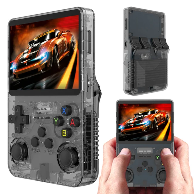 R36S Retro Handheld Video Game Console with Open Source Linux, 3.5 Inch IPS Scre