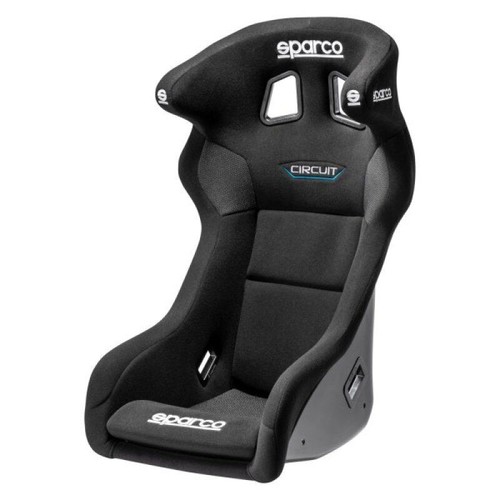 SPARCO BLACK CIRCUIT QRT BUCKET COMPETITION RACING SEAT FABRIC FIA