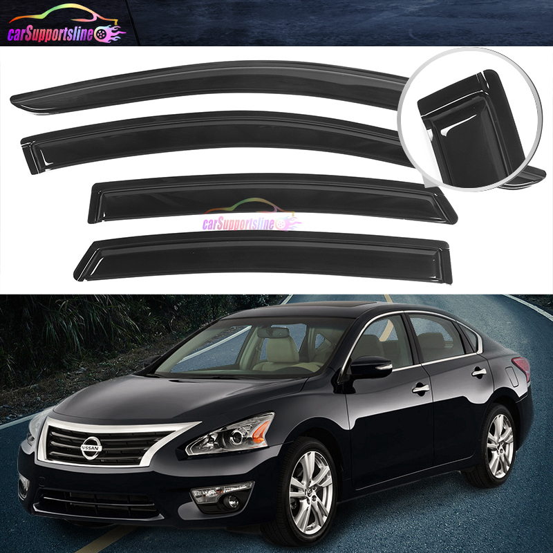 Fits For 13-18 Nissan Altima Sedan Window Visor Smoke Guard Vent Shade Deflector