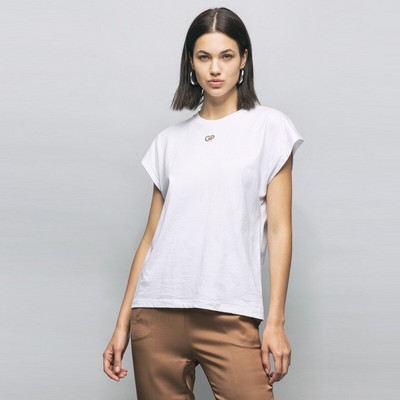 

Женская футболка GAELLE Paris GBDP17063 белая E2023, White