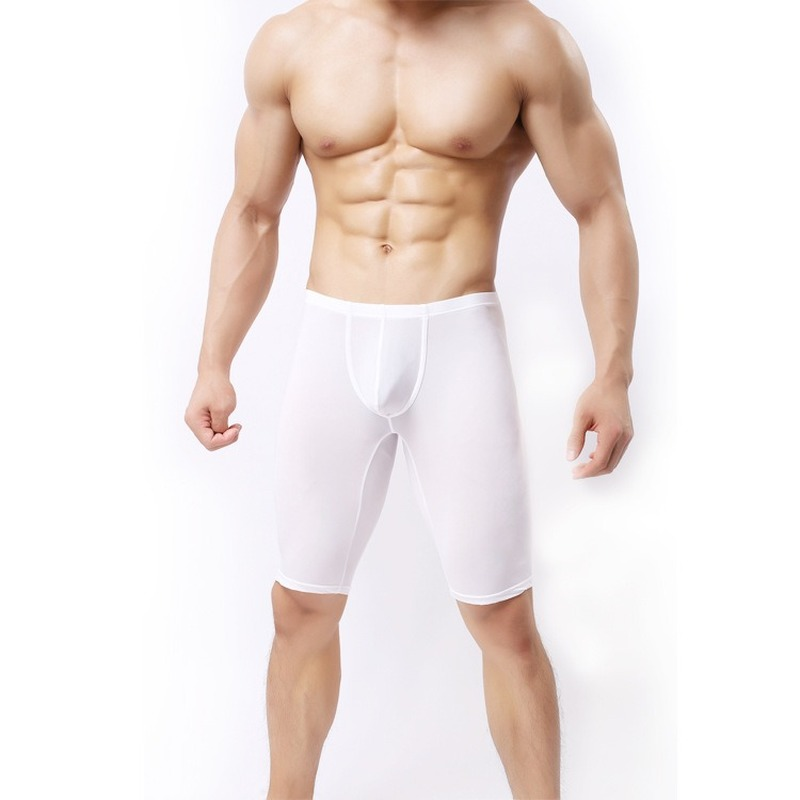 Herren Ultradünn Shorts Unterhosen Slim Unterwäsche Strumpfhose Pyjama Unten