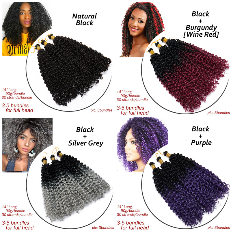 14 Afro Kinky Curly Marley Bob Havana Twist Braiding Braids Hair