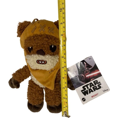 New Star Wars Plush Ewok Wicket Character Toy by Mattel 9&rdquo; NWT