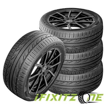 4 Lexani LXUHP-207 225/50R18 99W Tires, UHP Performance, Extra Load XL 500AA
