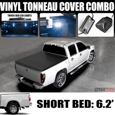 Car Truck Parts Hidden Snap Vinyl Tonneau Cover 82 93 Chevy S10 Gmc Sonoma Fleetside 6 Ft Bed Sb Smaitarafah Sch Id