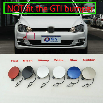 Car Front Bumper Trailer Tow Hook Eye  Cover  Cap for VW Golf 7 MK7 2014-2017