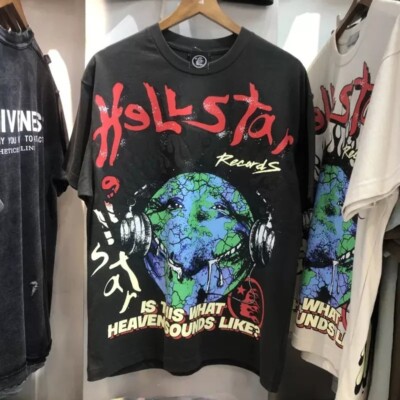 Remake Hellstar Graphic Black Short Sleeve Unisex Tshirt For Men Women S-5XL