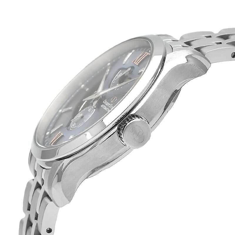 Pre-owned Orient Star Rk-av0b08l Layered Skeleton Mechanical Automatic Watch Blue 41mm