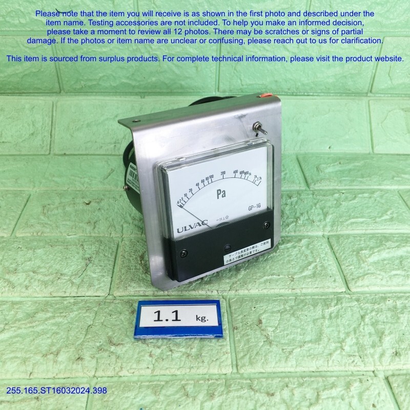 ULVAC GP-1G, Measuring Unit MISSING HEAD as photos, sn:045G, FedExDHL rφm