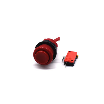 Arcade Game HAPP Style Push Button America with Microswitch For JAMMA MAME DIY