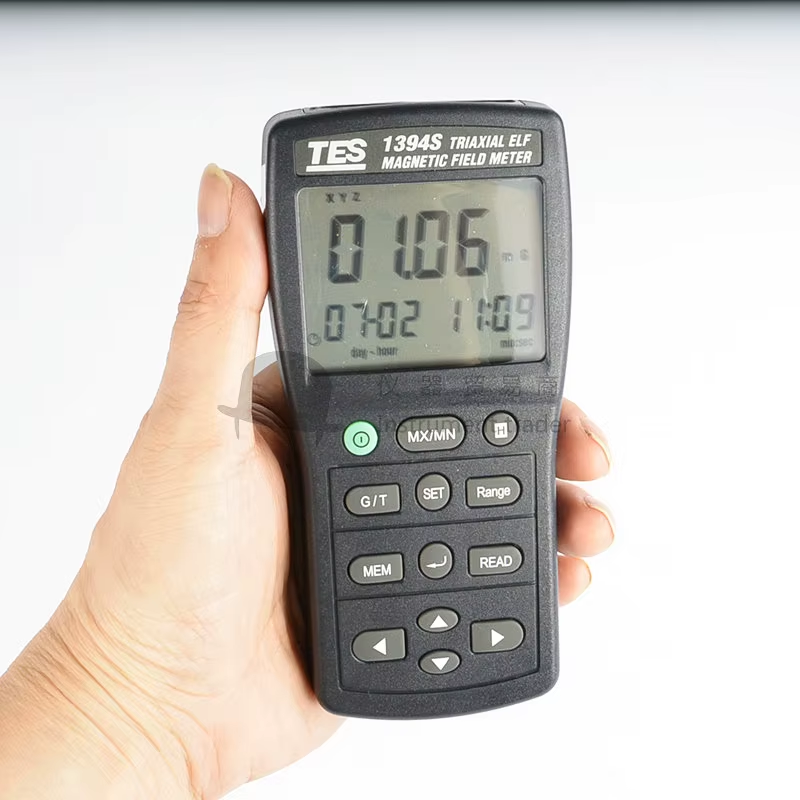 TES-1393/TES-1394S EMF Tester Gauss Electromagnetic Field Meter