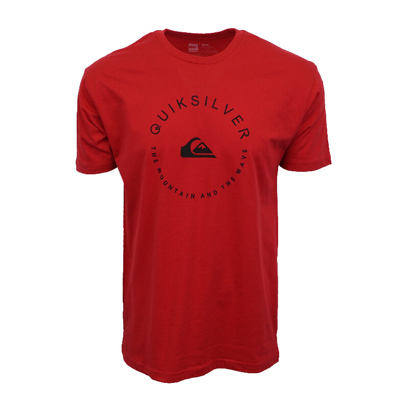 

МУЖСКАЯ ФУТБОЛКА С ЛОГОТИПОМ QUIKSILVER, КРАСНАЯ, НОВАЯ, Red