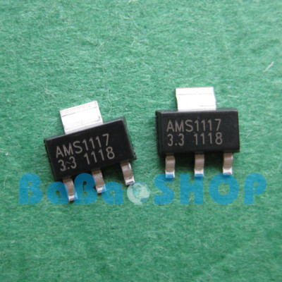 10pcs ~ 1000pcs New AMS1117-3.3 LM1117 AMS1117 3.3V 1A Voltage Regulator SOT-223