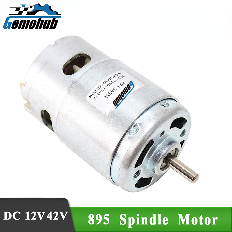 New 895 DC Motor 12V 6000-12000RPM Motor Ball Bearing Large