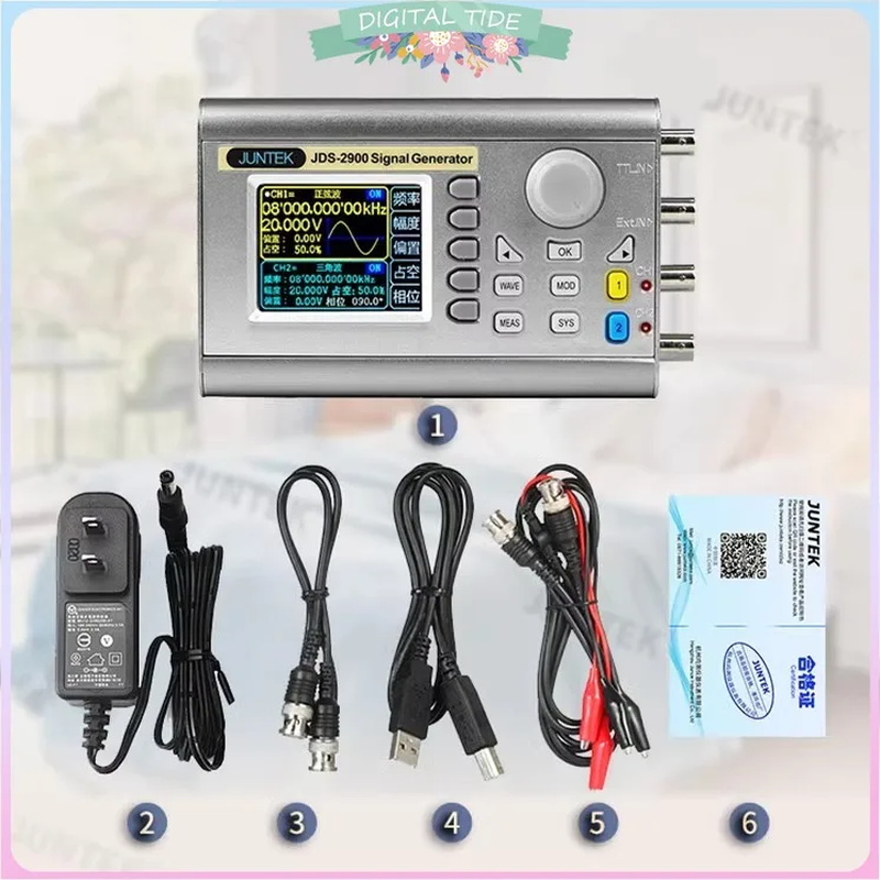 JDS2900 15/30/40/50/60MHz DDS Dual-CH Function Signal Generator Arbitrary Wave