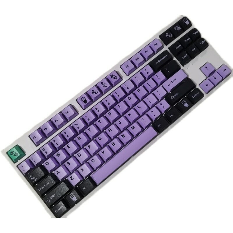 Клавиатура для компьютера Taro Purple Black Thene Keycap Set For Mechanical  Keyboard 2U 1.75U Shift - 274857439096 - купить на .com (США) с  доставкой в Украину