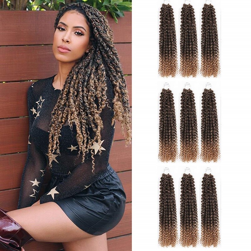 6packs Passion Twist Hair 18inch Long Synthetic Crochet Braids