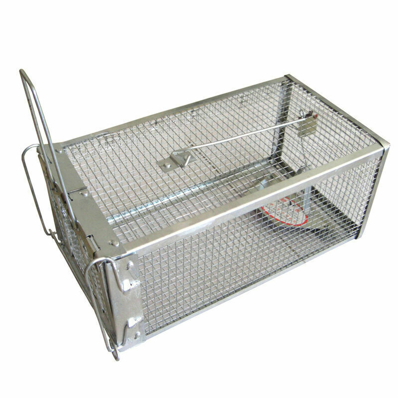USA Mouse Trap Rat Trap Rodent Trap Live Catch Cage, Easy to Set Up and Reuse !