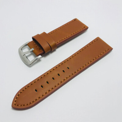 18mm-24mm High Quality Men's Ladies Genuine Leather Watch Band Strap lot