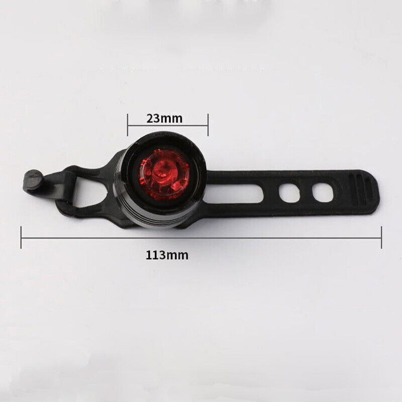 LED Bicycle Warning Light Lamp Bike Rear Red Reflectors Cycling MTB