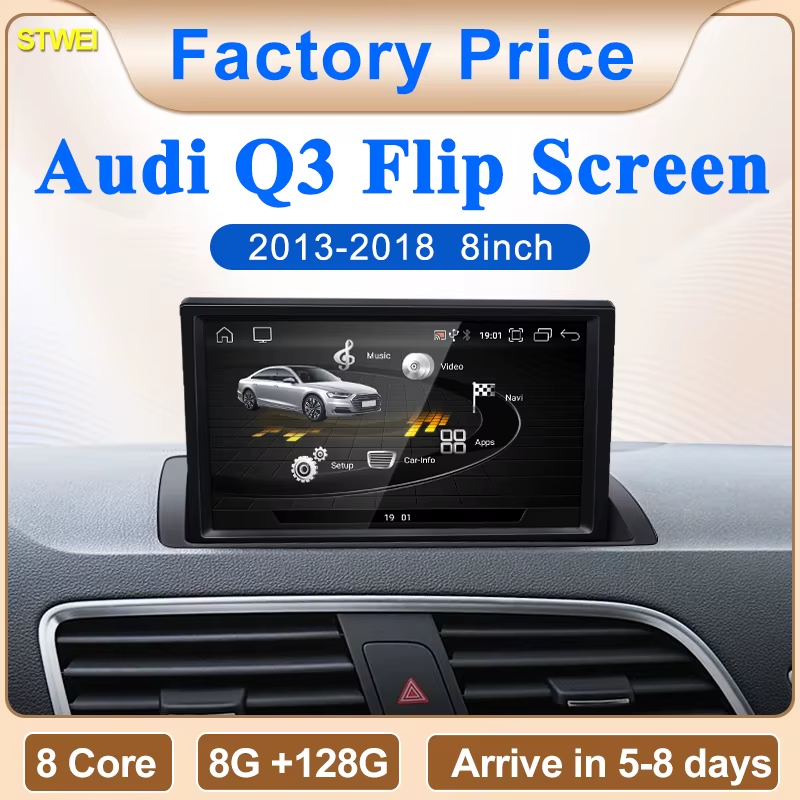 8.8inch Telescopic Screen 8Core Android14 Wireless Carplay Auto For13-18 Year AU