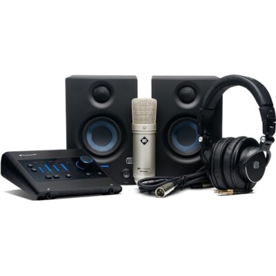PreSonus Quantum ES Ultimate Bundle with Interface, Monitors, Mic, Headphones