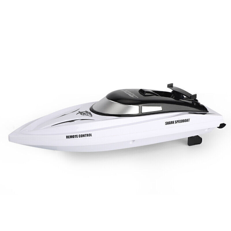 2.4Ghz Remote Control Electric Racing Boat RC Shark Water Toy for Pools & Lakes