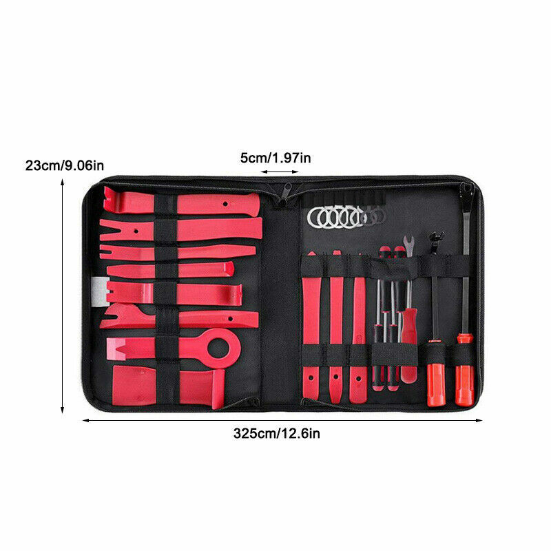 25pc Car Door Molding Dash Panel Audio Seal Interior Trim Removal