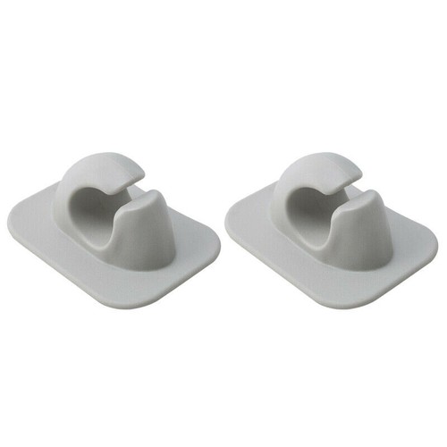 Paddle Clip Pole Holder Mount Patch For Inflatable Boat Canoe Dinghy Gray