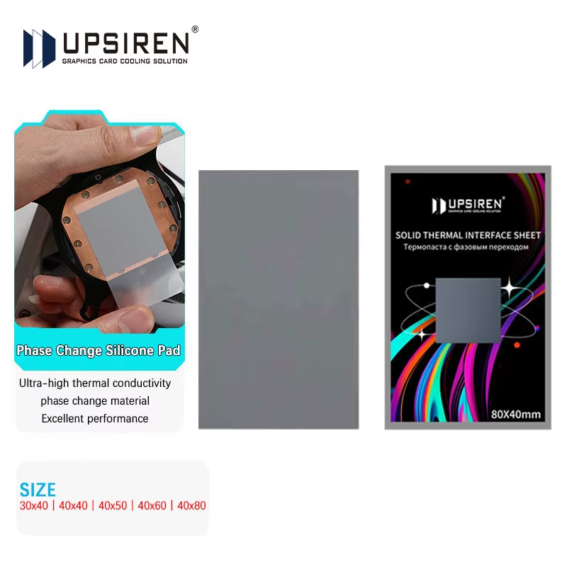 Phase Change Silicone Pad Ultra-high thermal conductivity phase change material