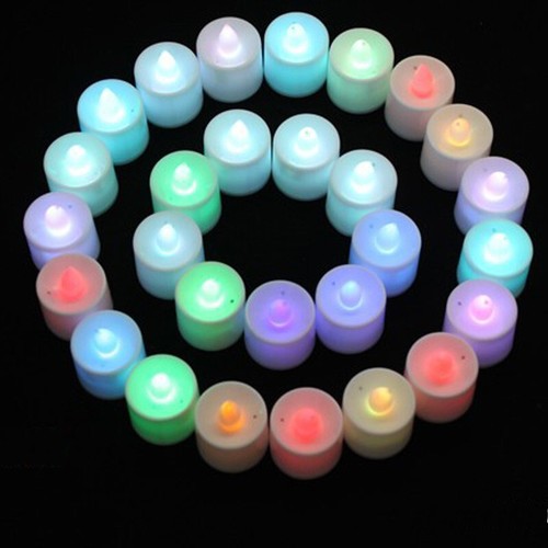 Mini Colorful Romantic Electronic Candle LED Light For Party